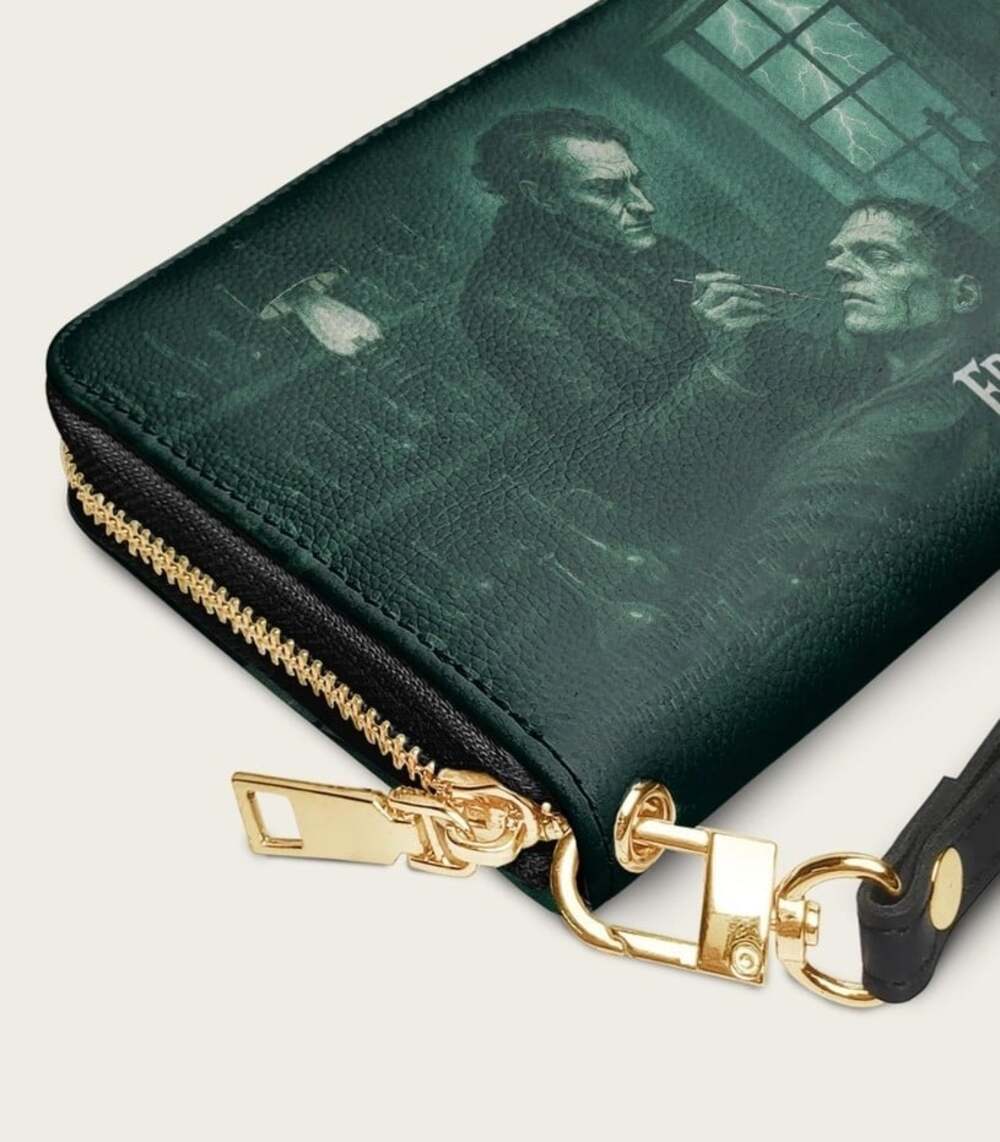 "Frankenstein" Mortuary MossWallet Goth Halloween New NWT Mary Shelley Gothic - Picture 4 of 5